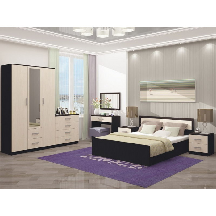 Двуспальная кровать 140х200 - БТ0120