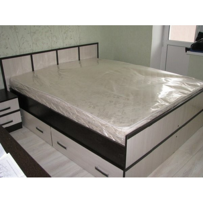 Двуспальная кровать 140х200 - БТ0038