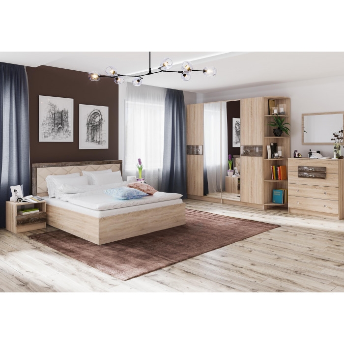 Двуспальная кровать 160х200 - ТК0150