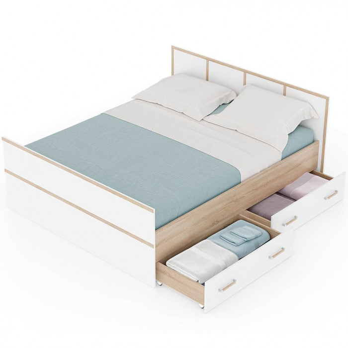 Двуспальная кровать 160х200 - БТ0506